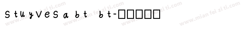 stuyvesabt bt字体转换